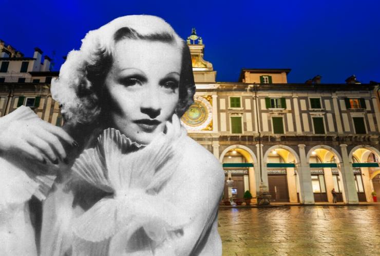 Piazza della Loggia e Marlene Dietrich