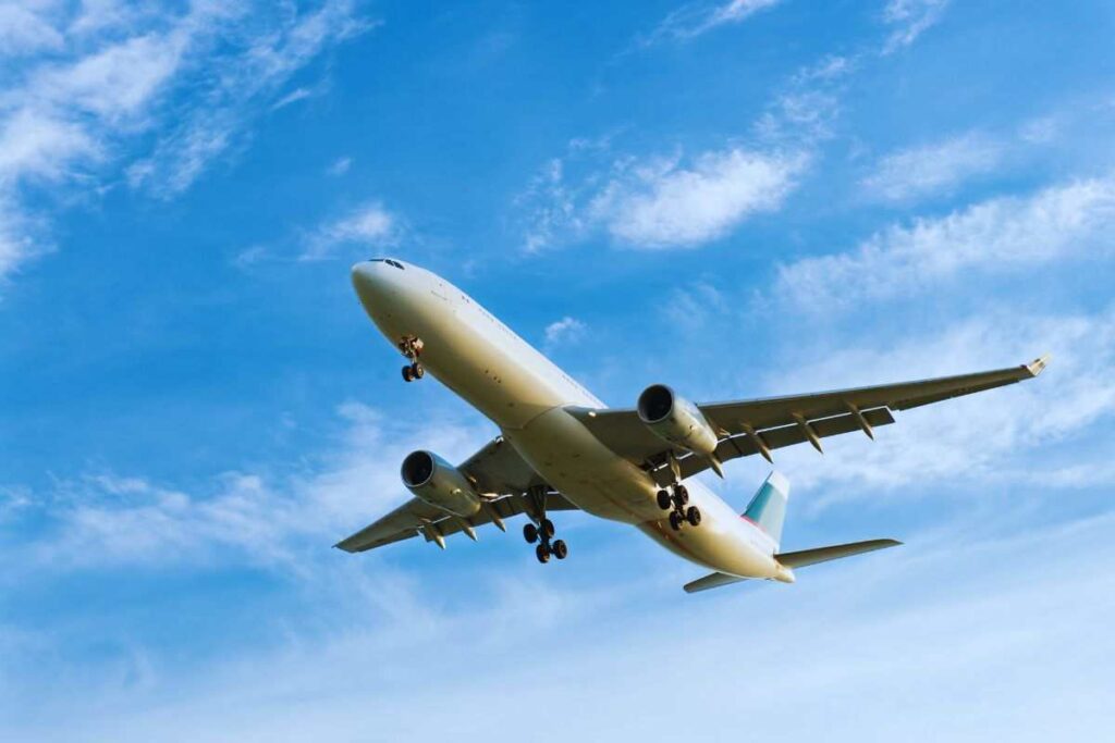 aereo in volo